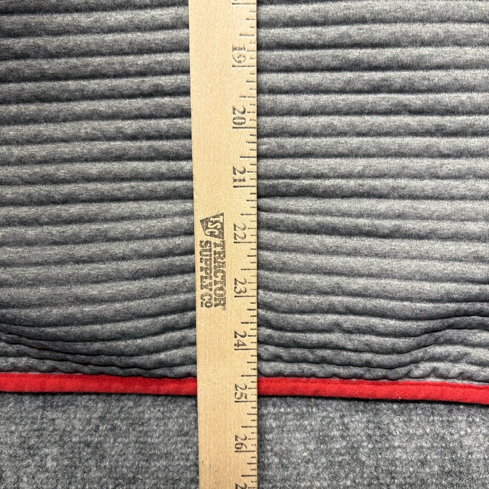 LL Bean Airlight Knit Pullover Mens XL Gray 1/4 Snap Slightly Fitted 506874 - Picture 5 of 6